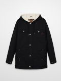 Kapuzenjacke aus Baumwolle - Schwarz - CROPP - small5