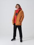 Lange Jacke mit Kapuze - Goldbraun - CROPP - small1