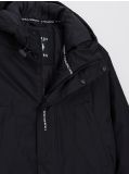 Lange Jacke mit Kapuze - Schwarz - CROPP - small2