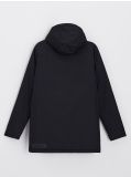 Lange Jacke mit Kapuze - Schwarz - CROPP - small3