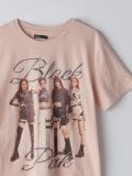 Koszulka BlackPink - różowy - CROPP - small3