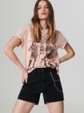 Koszulka BlackPink - różowy - CROPP - small1