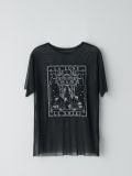 Bluzka oversize z gipiurą - czarny - CROPP - small2