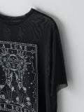 Bluzka oversize z gipiurą - czarny - CROPP - small3
