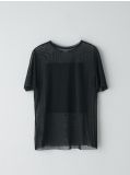 Bluzka oversize z gipiurą - czarny - CROPP - small4