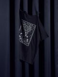 Bluzka oversize z gipiurą - czarny - CROPP - small1