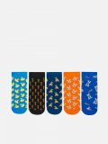 Printed socks 5 pack - Orange - CROPP - small1