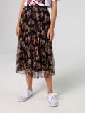 Fustă midi plisată - negru - CROPP - small2