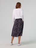 Spódnica midi w kwiaty - czarny - CROPP - small4
