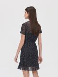 Chiffon dress with star motif - Schwarz - CROPP - small4