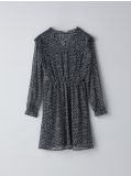 Wzorzysta sukienka z falbankami - czarny - CROPP - small3
