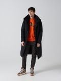 Palton vătuit oversize - negru - CROPP - small1
