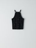 Top z dekoltem halter - czarny - CROPP - small2