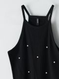 Top z dekoltem halter - czarny - CROPP - small3