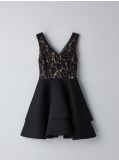 Šaty s čipkou - čierna - CROPP - small4