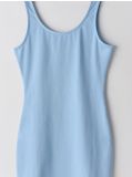 Dopasowana sukienka basic - błękitny - CROPP - small2