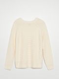 Sweter z warkoczowym splotem - kremowy - CROPP - small3