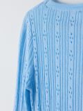 Ażurowy sweter - błękitny - CROPP - small5