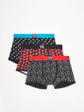 Bokserki all over 3 pack - czarny - CROPP - small1