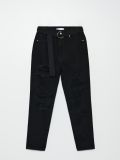 Jeansy mom fit z paskiem - czarny - CROPP - small4