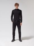 Sweter ze ściągaczem - czarny - CROPP - small1