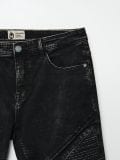 Jeansy slim typu biker - czarny - CROPP - small3