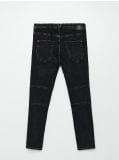 Jeansy slim typu biker - czarny - CROPP - small4