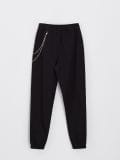 Kalhoty joggers high waist s řetízkem - černý - CROPP - small6
