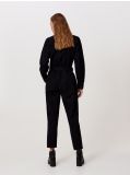 Salopetă din bumbac, cu cordon - negru - CROPP - small3