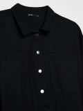 Salopetă din bumbac, cu cordon - negru - CROPP - small5