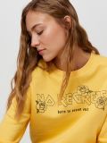 Bluza z nadrukiem - żółty - CROPP - small1