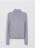 Sweter basic z golfem - jasny szary - CROPP - small10