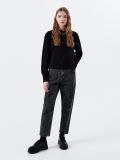 Sweter o drobnym splocie - czarny - CROPP - small2
