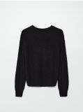 Sweter o drobnym splocie - czarny - CROPP - small6