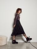 Fustă midi plisată - negru - CROPP - small1