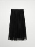 Fustă midi plisată - negru - CROPP - small3
