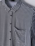Karo-Bluse aus Viskose - Schwarz - CROPP - small5