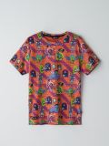 Tričko Rick and Morty - korálová - CROPP - small1