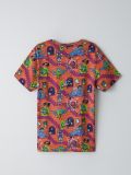 Tričko Rick and Morty - korálová - CROPP - small3