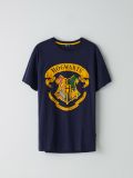 Koszulka z nadrukiem Harry Potter - granatowy - CROPP - small1