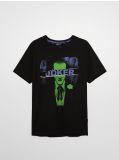 Koszulka z nadrukiem The Joker - czarny - CROPP - small4