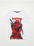 Koszulka Deadpool - biały - CROPP - small4
