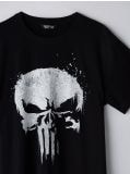 Koszulka z nadrukiem Punisher - czarny - CROPP - small2