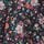 Schwarzes Kleid mit Blumenmuster - Schwarz