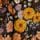 Bluse mit Blumenprint - Schwarz