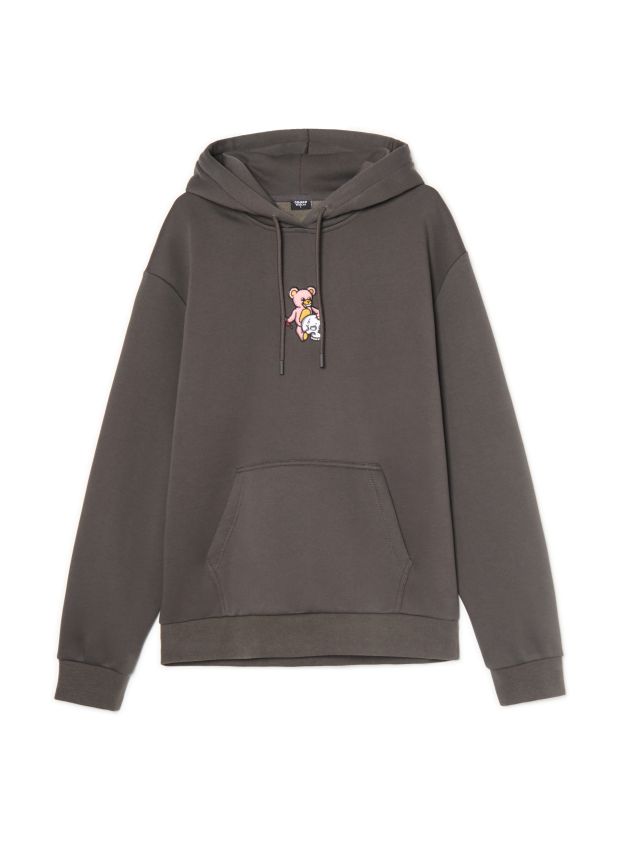 Zielona bluza ze streetową gęsią - CROPP - 052AT-79X