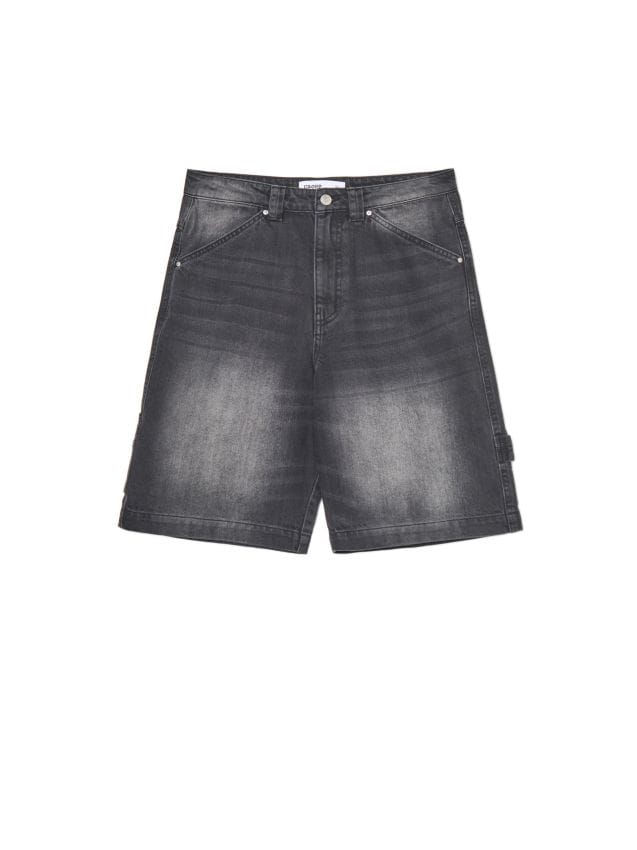 Jeansowe szorty jorts z szeroką szlufką - CROPP - 007CV-99J