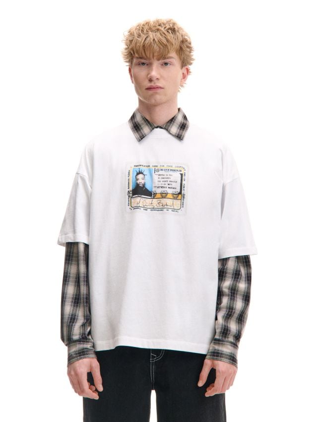 Tricou albă cu imprimeu Ol' Dirty Bastard Culoare alb - CROPP
