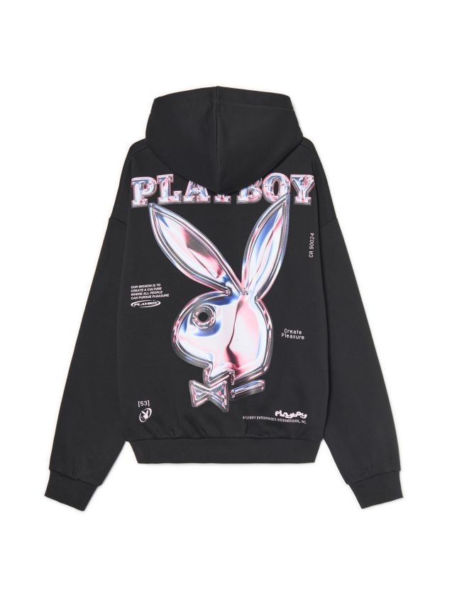BOOWY かず Czarna bluza ze stójką - CROPP - 026AY-99X