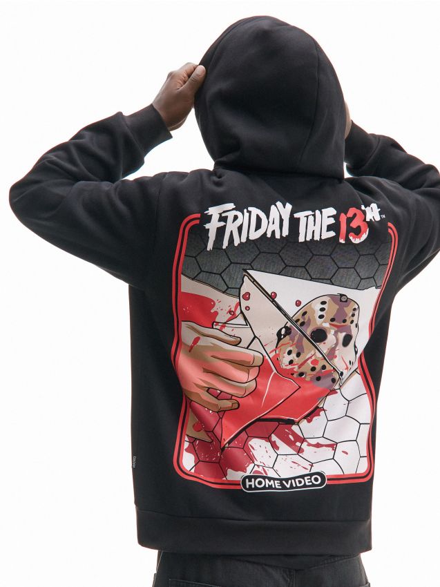 Чорне худі з принтом Friday the 13th Колір чорний - CROPP - 043FN-99X
